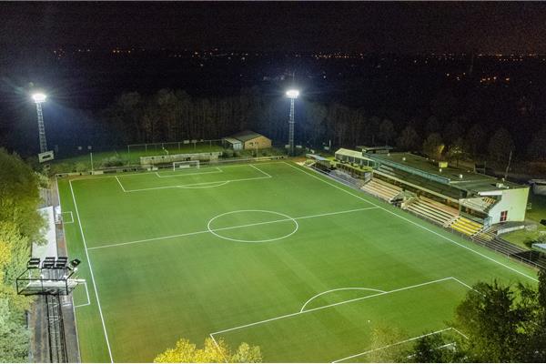 Aanleg kunstgras voetbalveld SK Rita Berlaar - Sportinfrabouw NV